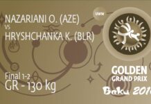 GOLDEN GRAND PRIX 2016, GR 130 kg